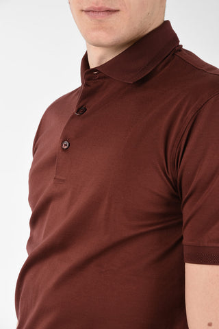 EZ LUXURY Cotton Short Sleeve Polo Shirt