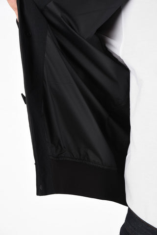 ZZEGNA Maxi Patch Pocket Jacket with Button Closure