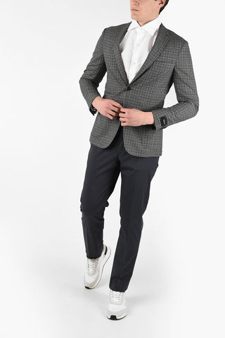 ZZEGNA Fil a Fil 2 Button Blazer