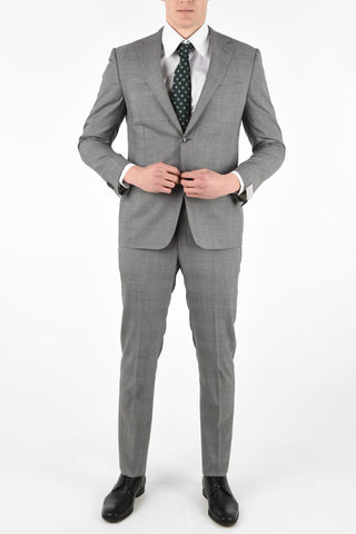 Side Vents District Check Drop 6R 2-Button MANTUA Suit