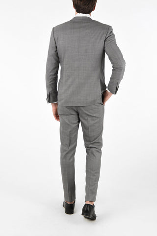 Side Vents District Check Drop 6R 2-Button MANTUA Suit