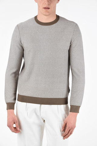 ZZEGNA Mulberry Silk Crew-Neck Sweater