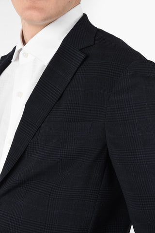 ZZEGNA district check 2-button blazer