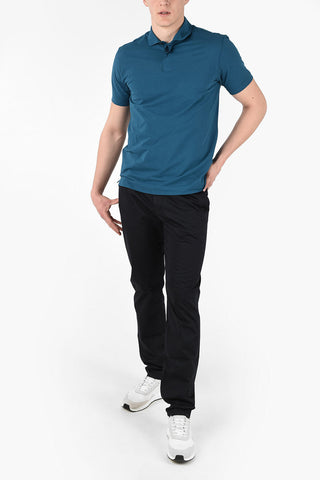 ZZEGNA Hidden Closure Polo Shirt