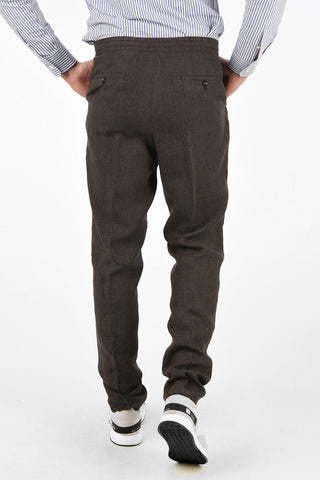 EZ LUXURY Linen Drawstring Pants