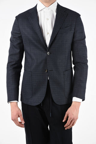 EZ LUXURY Two Button Patch Pocket Blazer