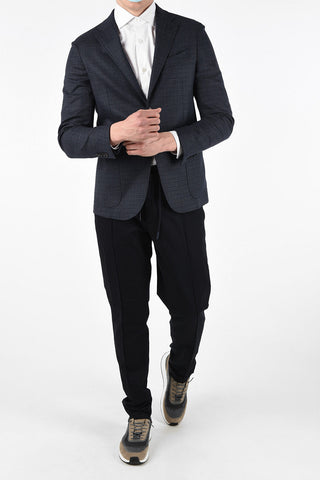 EZ LUXURY Two Button Patch Pocket Blazer