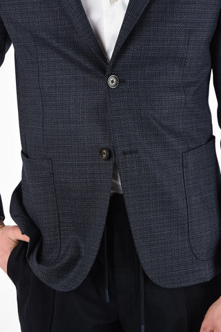 EZ LUXURY Two Button Patch Pocket Blazer