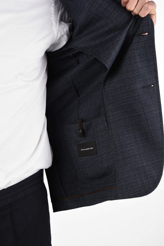 EZ LUXURY Two Button Patch Pocket Blazer