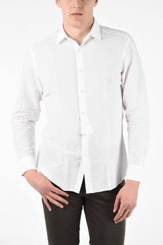 EZ LUXURY Camicia Collo Francese Stripe 