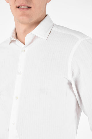 EZ LUXURY Camicia Collo Francese Stripe 
