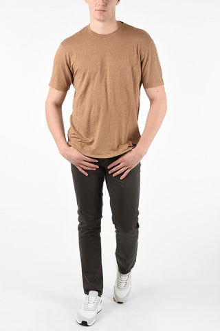 ZZEGNA Linen Crew-Neck T-Shirt