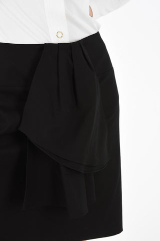 Mini Skirt with Ruffled Applications