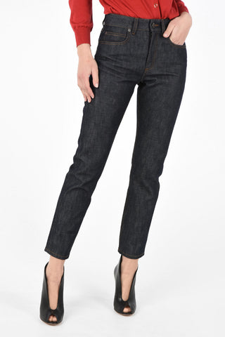 Jeans Slim Fit a Vita Alta 