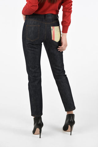 Jeans Slim Fit a Vita Alta 