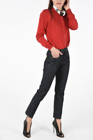 Jeans Slim Fit a Vita Alta 