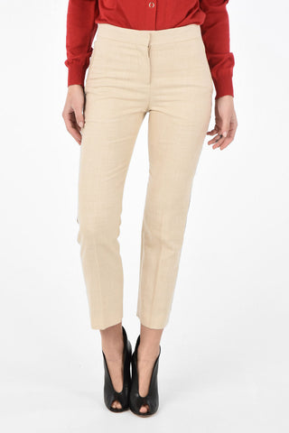 High Waist Pants with Hidden Closure