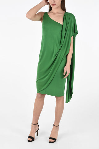 Draped One Shoulder Dress
