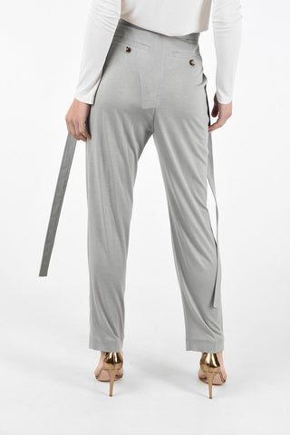 Pantaloni a Due Pince con Tasche a filo 