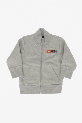 Logo Print SOLLYB Sweatshirt with Zip
