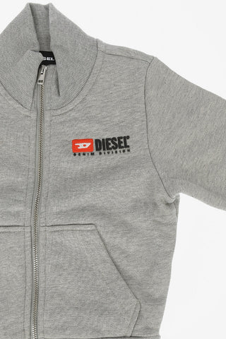 Logo Print SOLLYB Sweatshirt with Zip