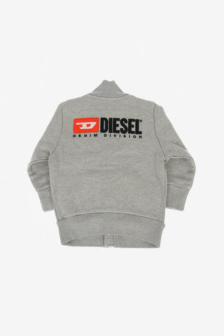 Logo Print SOLLYB Sweatshirt with Zip