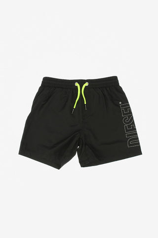 Logo Print MBXSANDY Board Shorts Beachwear
