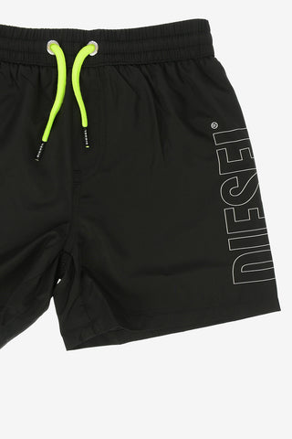 Logo Print MBXSANDY Board Shorts Beachwear
