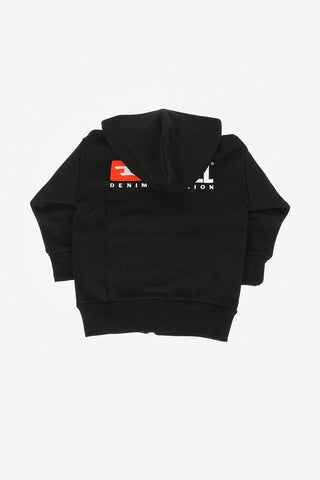 Felpa SALBYZIP OVER con Cappuccio