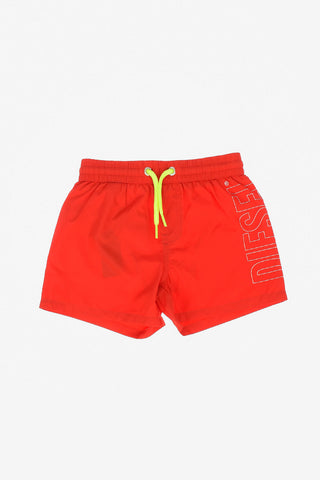 Logo Print MBXSANDY Board Shorts Beachwear