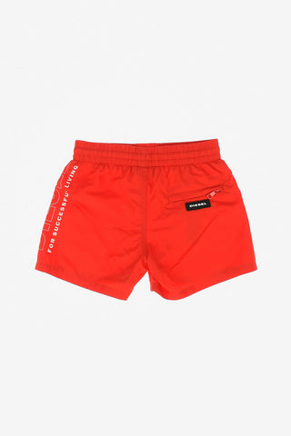 Logo Print MBXSANDY Board Shorts Beachwear
