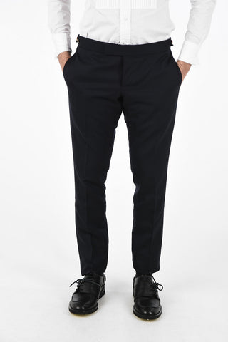 120’s Wool SIDE TAB Skinny Fit Pants