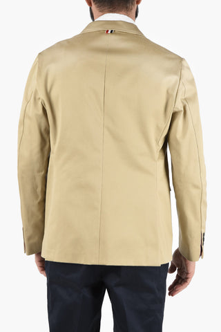 flap pocket DIAGONAL STRIPE 3-button blazer