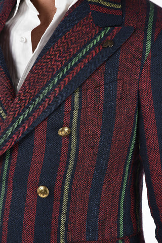 bengal striped MODENA double-breasted blazer