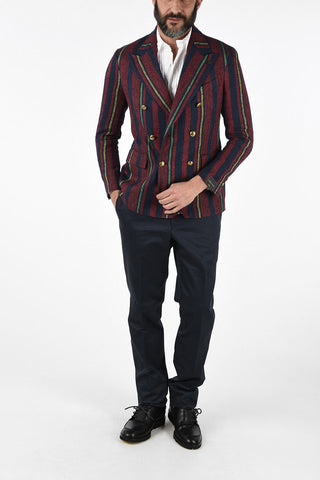 bengal striped MODENA double-breasted blazer