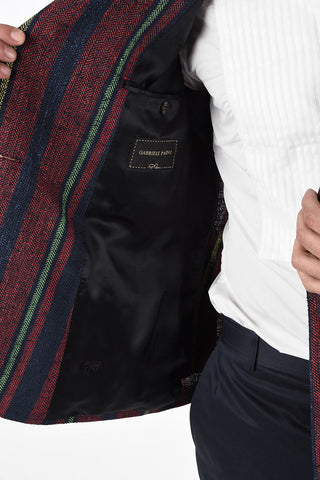 bengal striped MODENA double-breasted blazer