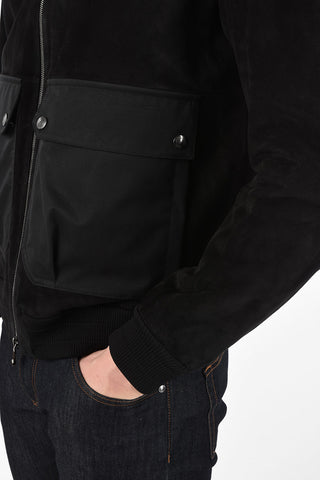 ZZEGNA Maxi Pocket Suede Jacket