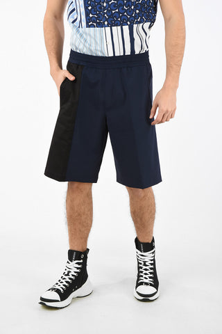 Stretch Cotton Oversized Shorts with Jetted Pockets