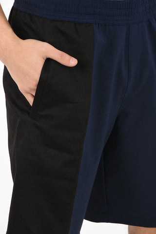 Stretch Cotton Oversized Shorts with Jetted Pockets
