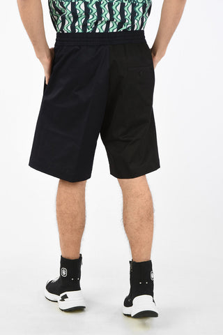 Stretch Cotton Oversized Shorts with Jetted Pockets