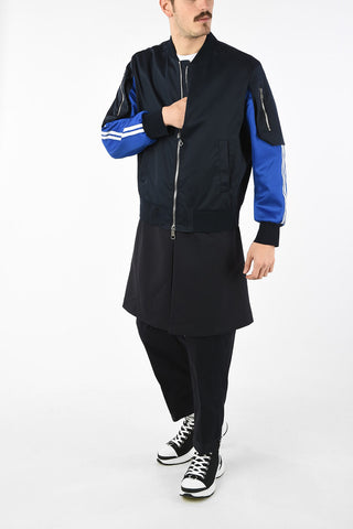 Utility Slim Fit Trench with Detachable Bottom