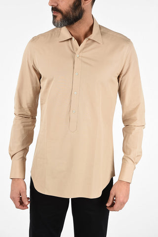 ID camicia pin tuck CASTIGLIA collo francese