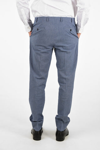 CC COLLECTION RESET Mid-rise waist single pleat trousers