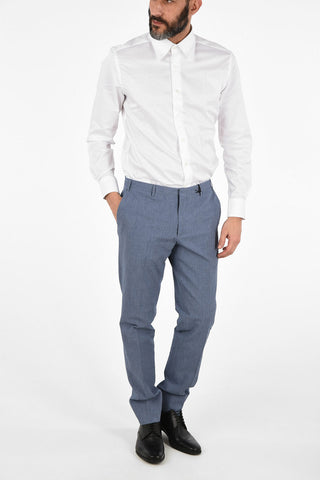 CC COLLECTION RESET Mid-rise waist single pleat trousers
