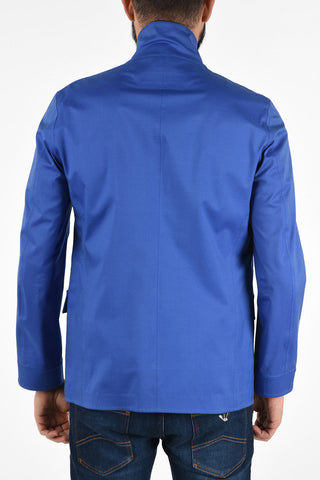 ID hidden closure outerwear jacket