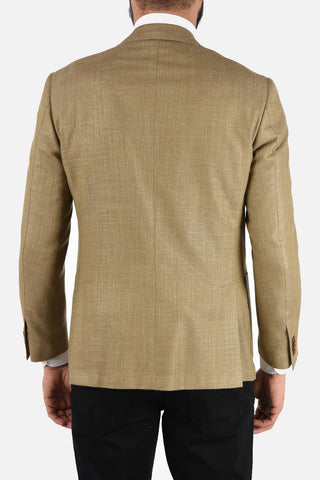 silk and virgin wool LEADER SOFT side vents 2-button blazer drop 7R