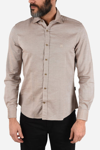 ID ID-COUTURE spread collar shirt