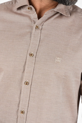 ID ID-COUTURE spread collar shirt