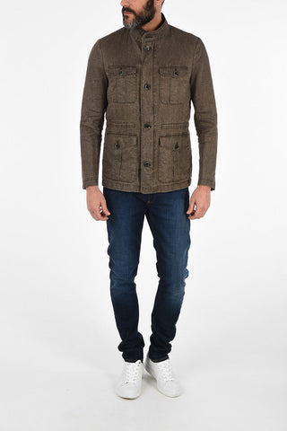 CC COLLECTION FIELD.J giubbotto utility in lino