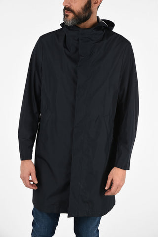 CC COLLECTION GIADA NAXOS hidden closure hooded outerwear